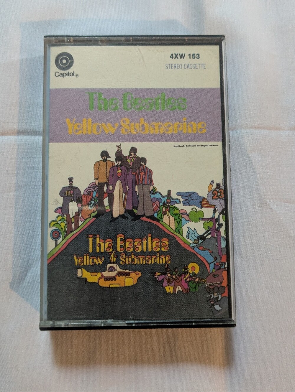 The Beatles Yellow Submarine Capitol Stereo Cassette Tape 4XW 153